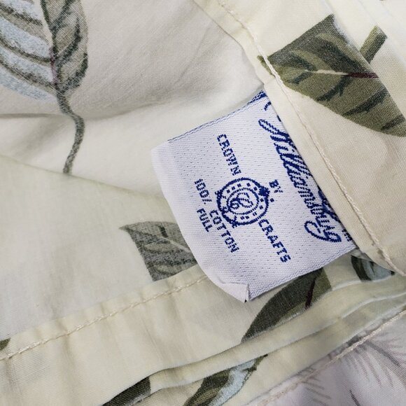 Crown Crafts  Williamsburg  Magnolia  Full Flat Sheet - Picture 2 of 5